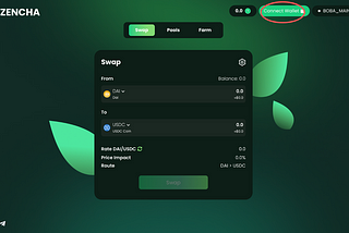 Zencha Guide | How to StableSwap