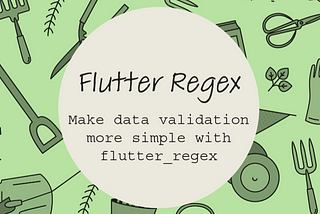 Flutter Regex: Make data validation more simple with flutter_regex
