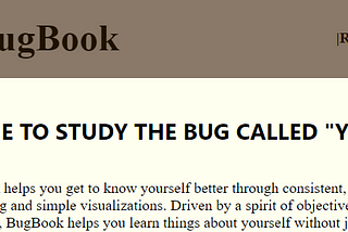 Introducing BugBook