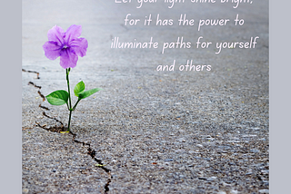 Believe in your true self.