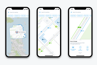 Designing towards live parking map — a UX case study