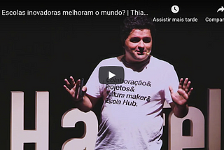 TEDx Thiago Almeida: Escolas Inovadoras Melhoram o mundo?