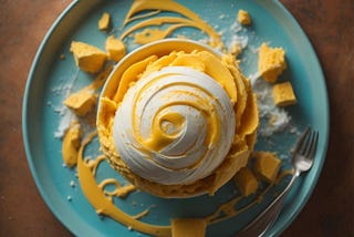 Mango-Ginger Swirl Ice Cream