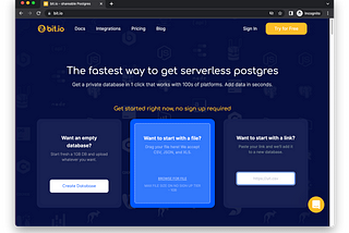 bit.io Launches Serverless Postgres