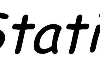 “static” keyword in Java