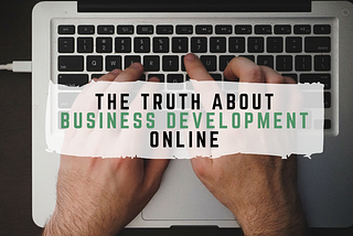 Online Business Development: The cop -out networking strategy, or smart way to connect with people…