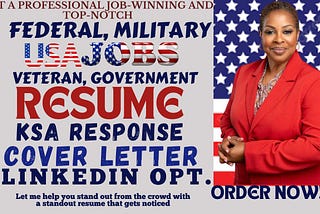 I will write federal, military, veteran, ksa response for government resume, usajobs