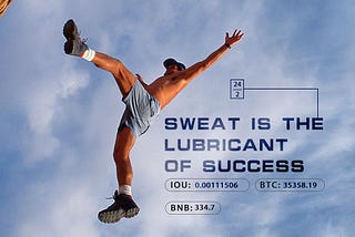 Sweat is the lubricant of success.