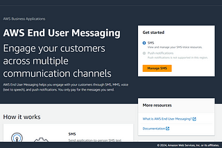 AWS Developer Toolkits — Marketing with AWS End User Messaging and Amazon Pinpoint