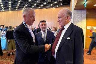 At the 17th Plenary Assembly of the World Jewish Congress, Ronald S.