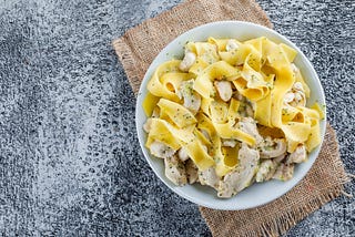 Lemon Garlic Chicken Pasta