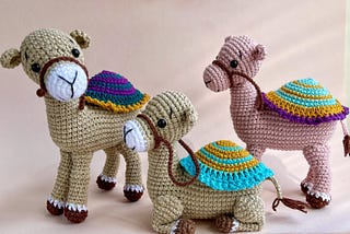 Crochet camel pattern, Nativity scene, Christmas toy, crochet animal
