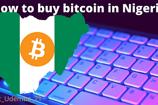 How to buy bitcoin in Nigeria