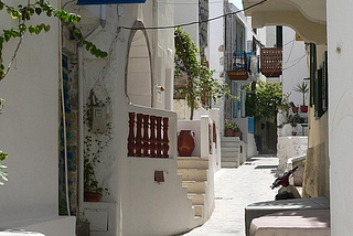 Streets of Mandraki, Nisyros Island, Greece