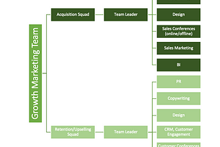 Growth Marketing: How I structured my team to help us excel