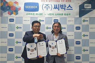 Seebox signed a MOU with the Martial Arts Film Broadcasting Actors Association