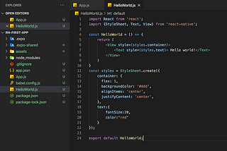 Simple Functional Component Example