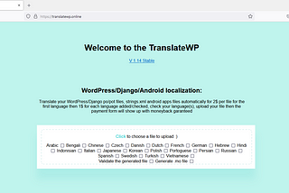 Free Translation API (unlimited requests)