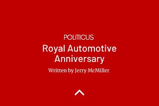 ROYAL AUTOMOTIVE ANNIVERSARY