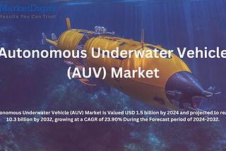 The Growing Demand for Autonomous Underwater Vehicles: Market Trends and Forecast