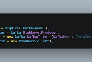 How to publish a message in Apache Kafka Producer in NodeJS