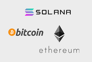 Why the 3 main blockchains were built: Bitcoin, Ethereum, Solana (short explanation)