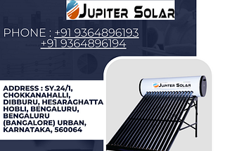 Life of Solar Water Heater