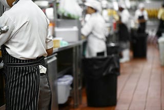 a restaurant kitchen with streamlined operations