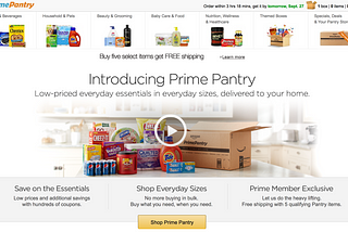 The sketchy UX decisions behind Amazon’s Prime Pantry