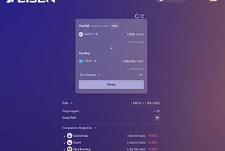 Introducing the DEX aggregator of EISEN🏔️