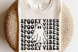 Ghost svg, Spooky vibes svg, Cute ghost outline svg, Scary ghost shirt png, Retro Halloween svg, Stay spooky svg, Spooky season svg