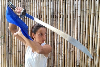 Kung Fu Broadsword Training