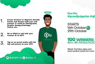 NIGERIA’S INDEPENDENCE #NFT CONTEST (50,000 $QLP TOKEN REWARD POOL)