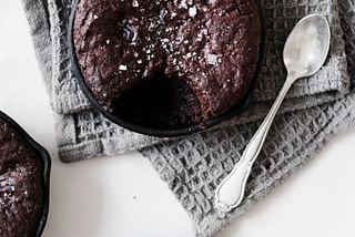 Skillet Brownies Milking Almonds
