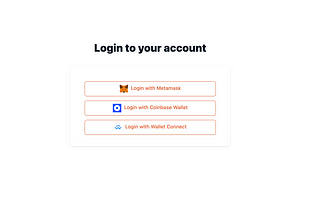 Adding web3 authentication with Metamask, Coinbase Wallet & WalletConnect