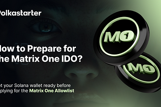 How to Prepare for the Matrix One IDO?