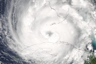 Hurricane Rita over the Gulf of Mexico on September 20, 2005. Credit: NASA Earth Observatory