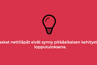 #digitalist, älä hehkuta lamppua