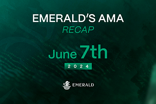Emerald AMA Recap: Innovations and Community Engagement Insights