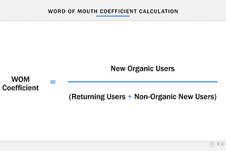 How to Calculate The Word of Mouth Coefficient in Amplitude