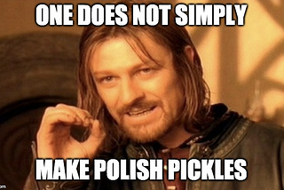 Pickle me this.