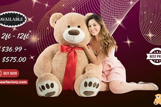 What Gives Giant Teddy Bears Their Adorable Structure?