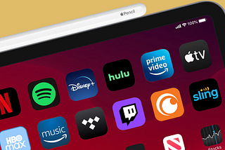 Entertainment apps decked in ipad