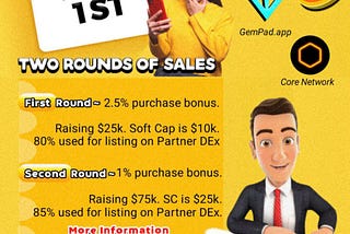 COREPAD SET TO LAUNCH PRESALE ON GEMPAD
