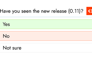 The new release: 0.11