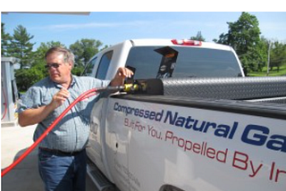 Fill Your Truck or Car with Natural Gas via your Barbecue Connector.