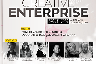 International Experts Teach Fashion Business at the Creative Enterprise Series 2020