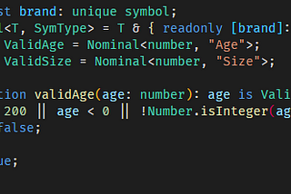 Typescript Nominal Types using Symbols