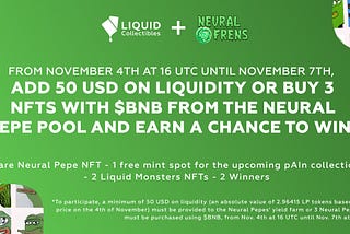 Neural Pepe’s special offer — Giveaway’s requirements