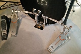 My DIY e-drum: off-set style symmetrical “middle” pedal